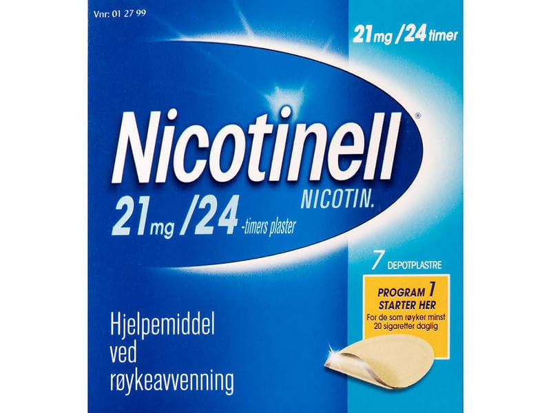 Nicotinell Depotplåster 21mg/24h 7stk