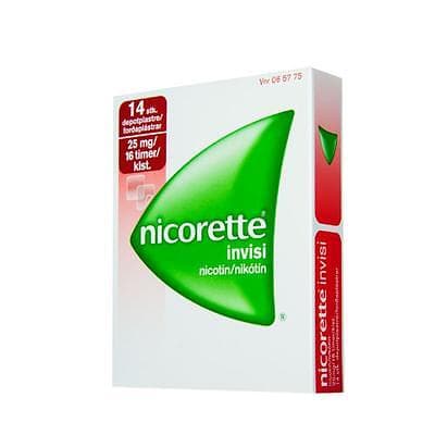 Nicorette Invisipatch Depotplåster 25mg/16h 14stk