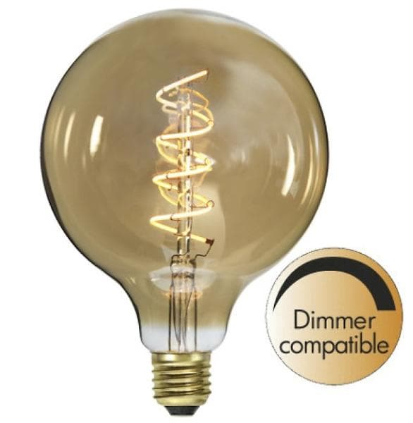 Star Trading Decoration LED Filament 140lm 2000K E27 3.8W (Ø125, Dimmable)