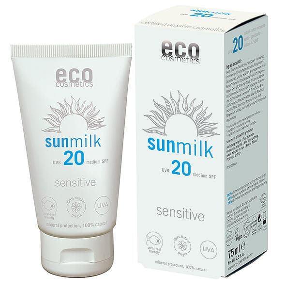 Eco Cosmetics Sensitive Sun Milk SPF20 75ml