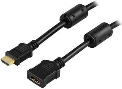 Deltaco HDMI - HDMI M-F 2m