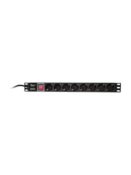 LogiLink 8-Way 19" Switch 2m