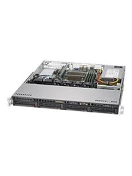 Supermicro SC813MFTQC-350CB2 350W (Sølv/Sort)