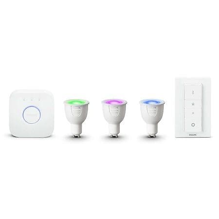 Philips Hue White and Color Ambiance 250lm 4000K GU10 6.5W 3-pack (Dimmable)