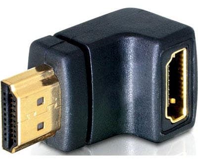 DeLock HDMI - HDMI M-F Adapter 90° Down