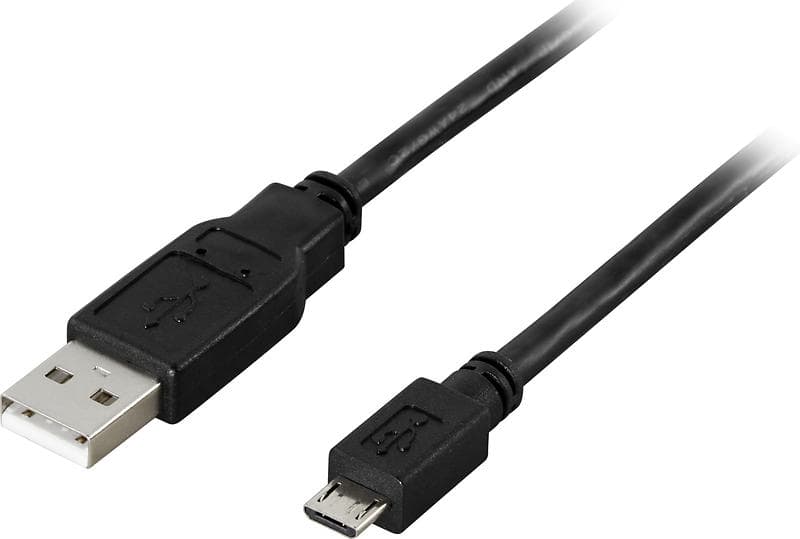 Deltaco USB A - USB Micro-B 2.0 3m