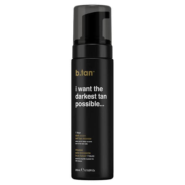 b.tan I Want The Darkest Tan Possible Self Tan Mousse 200ml