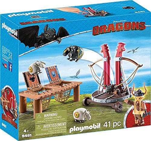 Playmobil Dragons 9461 Gobber the Belch with Sheep Sling