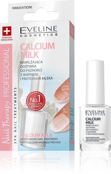 Eveline Cosmetics Calcium Milk Moisturising Nail Conditioner 12ml