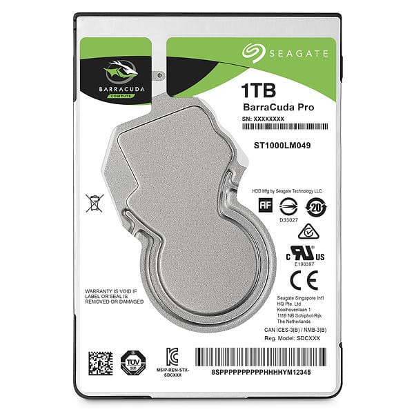 Seagate Barracuda Pro ST1000LM049 128MB 1TB