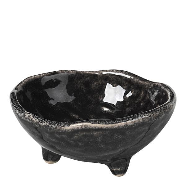 Broste Copenhagen Nordic Coal Bowl med Fötter Ø850x35mm