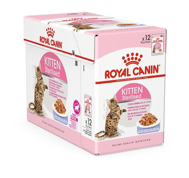 Royal Canin FHN Kitten Sterilised Pouches 12x0.085kg