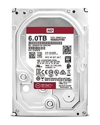 WD Red Pro WD6003FFBX 256MB 6TB