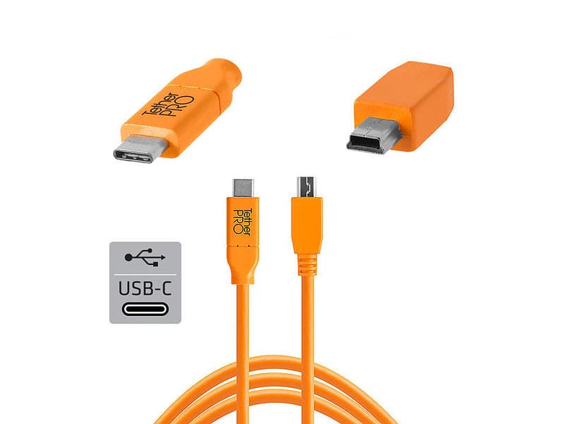 Tether Tools TetherPro USB C - USB Mini-B 5-pin 2.0 4.6m