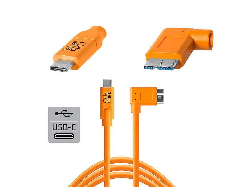 Tether Tools TetherPro USB C - USB Micro-B (angled) 3.0 4.6m