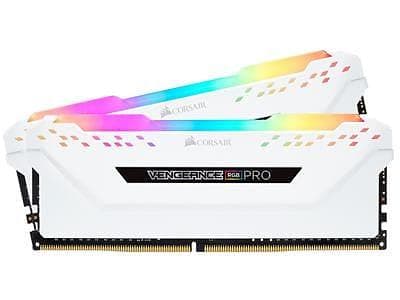 Corsair Vengeance White RGB LED Pro DDR4 3000MHz 2x8GB (CMW16GX4M2C3000C15W)