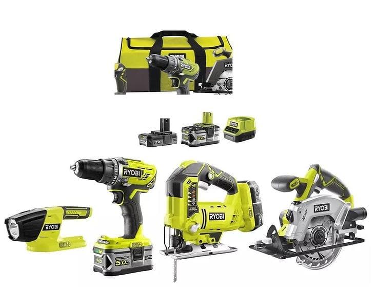 Ryobi R18CK4-252S (1x5.0Ah + 1x2.0Ah)