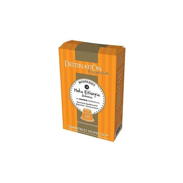 Destination Nespresso Biospresso Moka Ethiopia 10 (capsules)