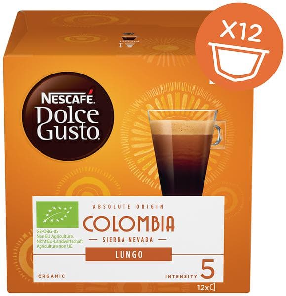 Nescafé Dolce Gusto Colombia Lungo Organic 12 (capsules)