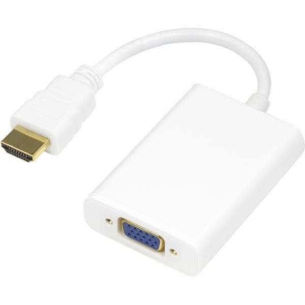 Deltaco HDMI - VGA 0.2m Adapter