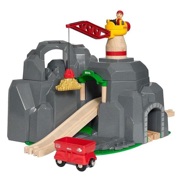 BRIO World Bergstunnel med Lyftkran 33889