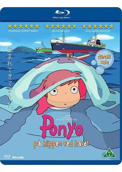 Ponyo På Klippen Ved Havet (DK) (Blu-ray)