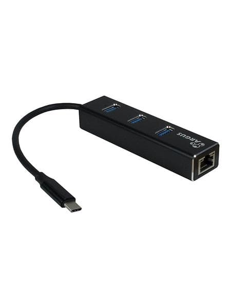 Inter-Tech Argus IT-410 3-Port USB 3.0 External + Ethernet (88885440)