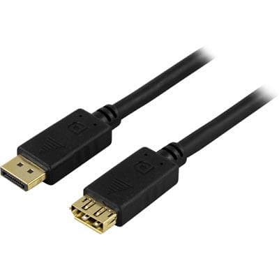 Deltaco DisplayPort - DisplayPort M-F 1m