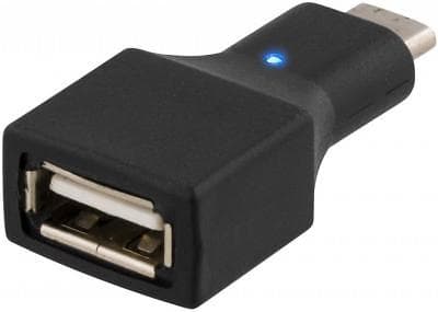 Deltaco USB A - USB C F-M Adapter