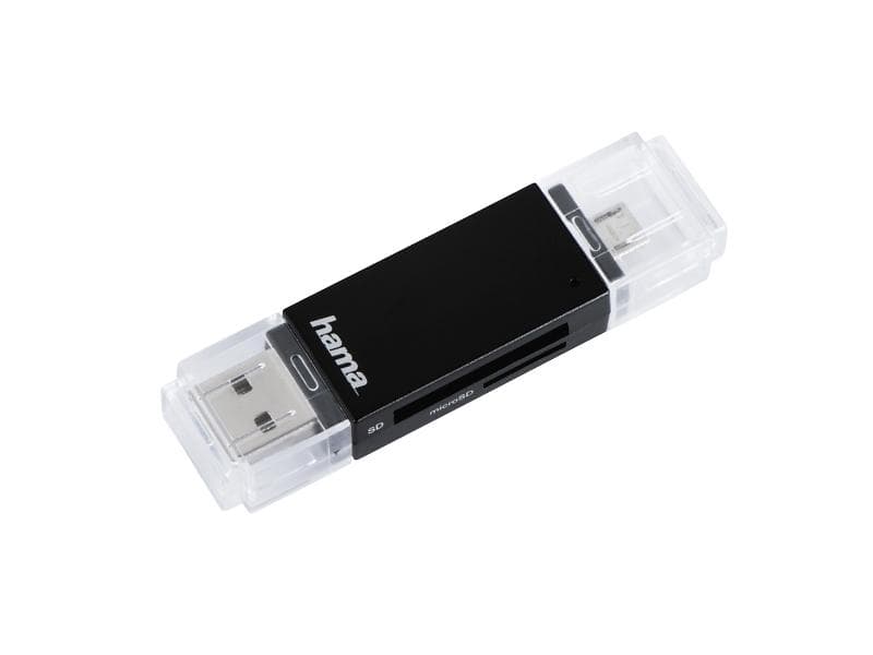 Hama USB 2.0 OTG Card Reader for SD/microSD (181056)