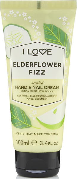 I Love... Elderflower Fizz Hand & Nail Cream 100ml