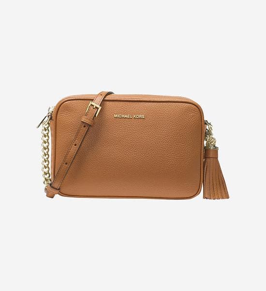 Michael Kors Ginny Leather Crossbody Bag