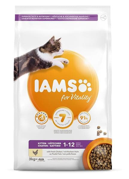 Iams for Vitality Kitten 3kg