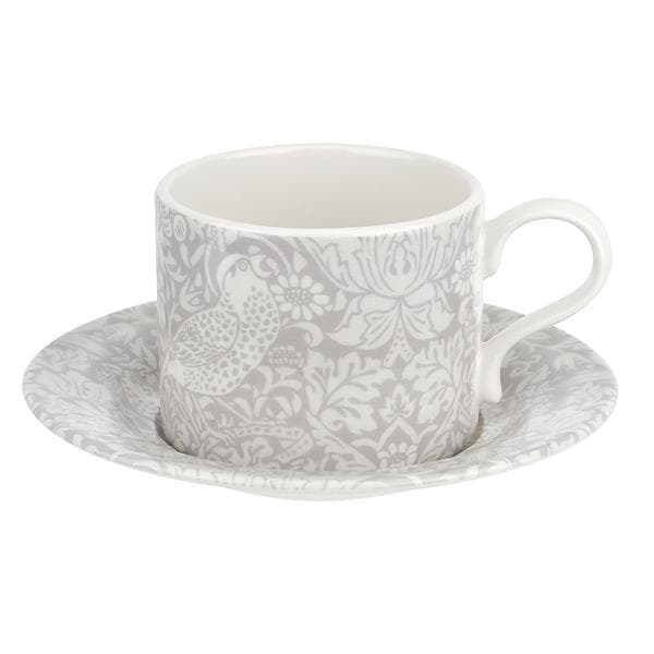 Spode Pure Morris Teacup med fat 28cl