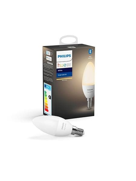 Philips Hue White LED E14 Candle 2700K 470lm 5.5W