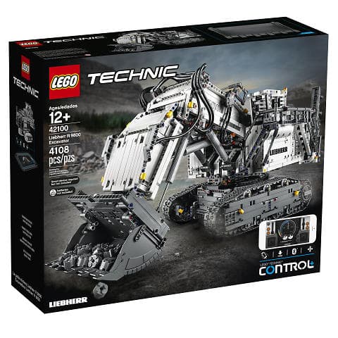 LEGO Technic 42100 Liebherr R 9800 Gravemaskine