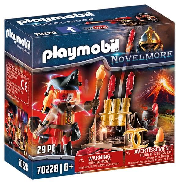 Playmobil Novelmore 70228 Fire Master with Cannon