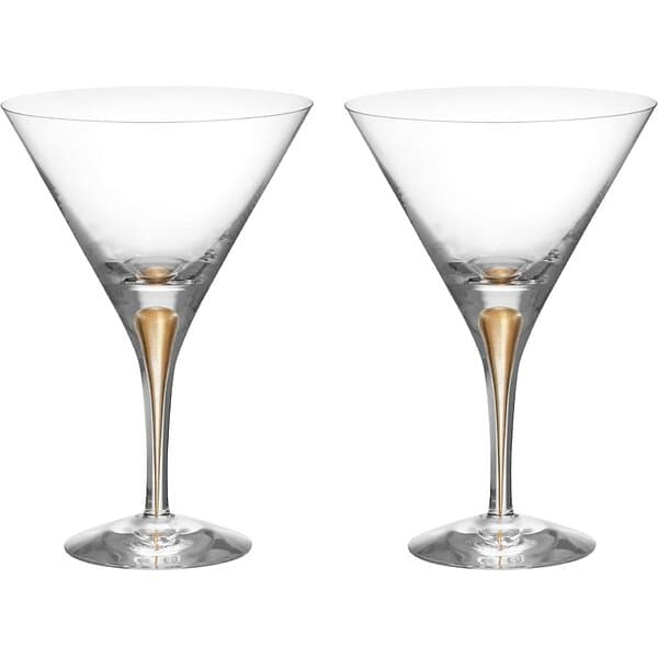 Orrefors Intermezzo Martini Glass 25cl 2-pack