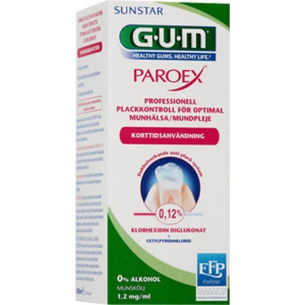 Sunstar GUM Paroex 0.12% Munskölj 300ml