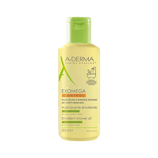 A-Derma Exomega Control Emollient Shower Oil 200ml