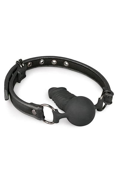 EasyToys Ball Gag with Silicone Dildo