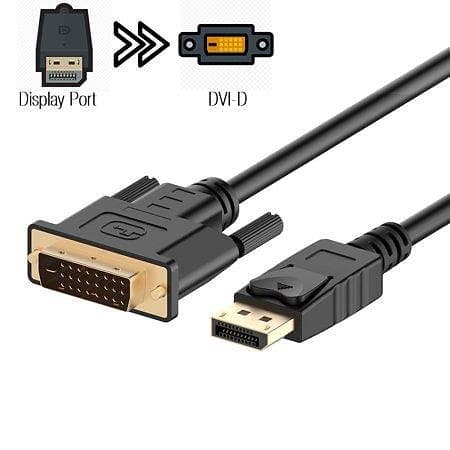 NÖRDIC DVI-D Single Link - DisplayPort 2m