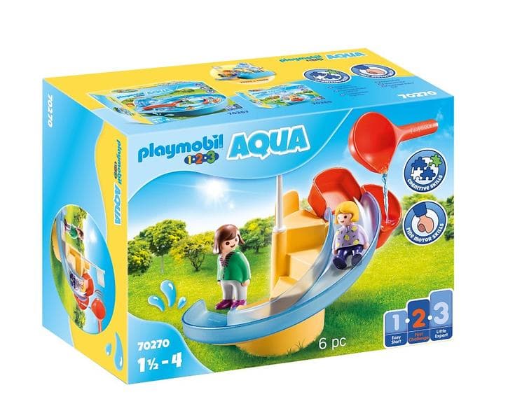 Playmobil 1.2.3 70270 Vattenrutschkana