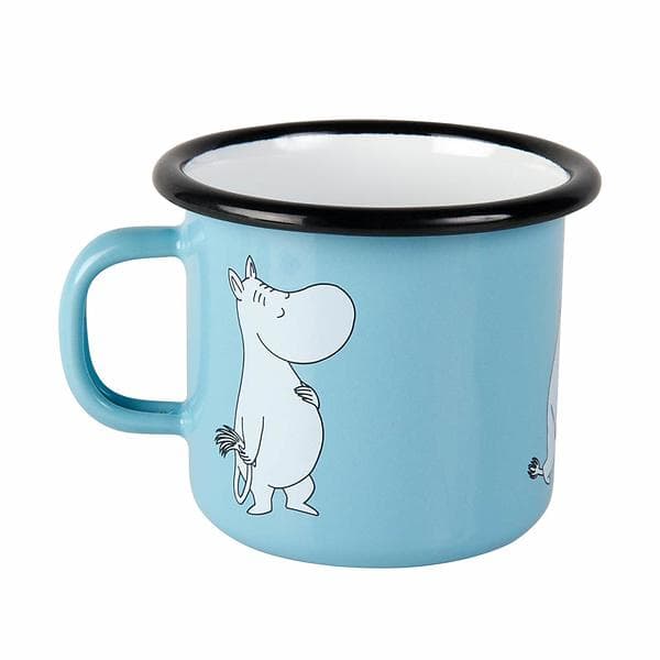 Muurla Moomin Retro Moomin Emaljerad Blue Krus 37cl