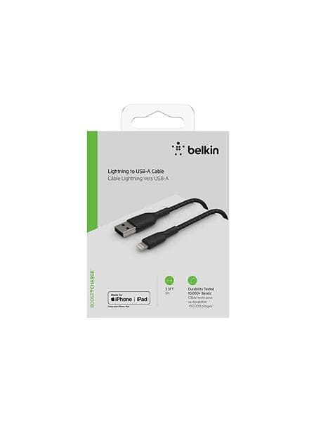 Belkin Boost Charge Braided USB A - Lightning 1m