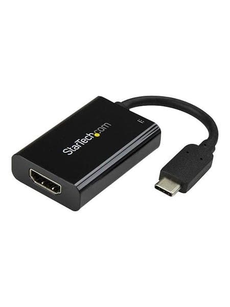 StarTech 4K 60Hz 3A USB C - HDMI+USB C M-F Adapter