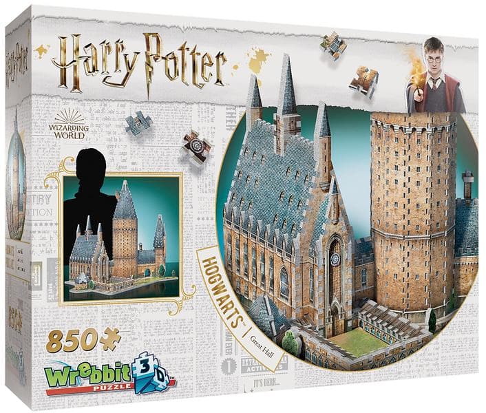 Wrebbit 3D-Pussel Harry Potter Store Salen Hogwarts 850 Bitar