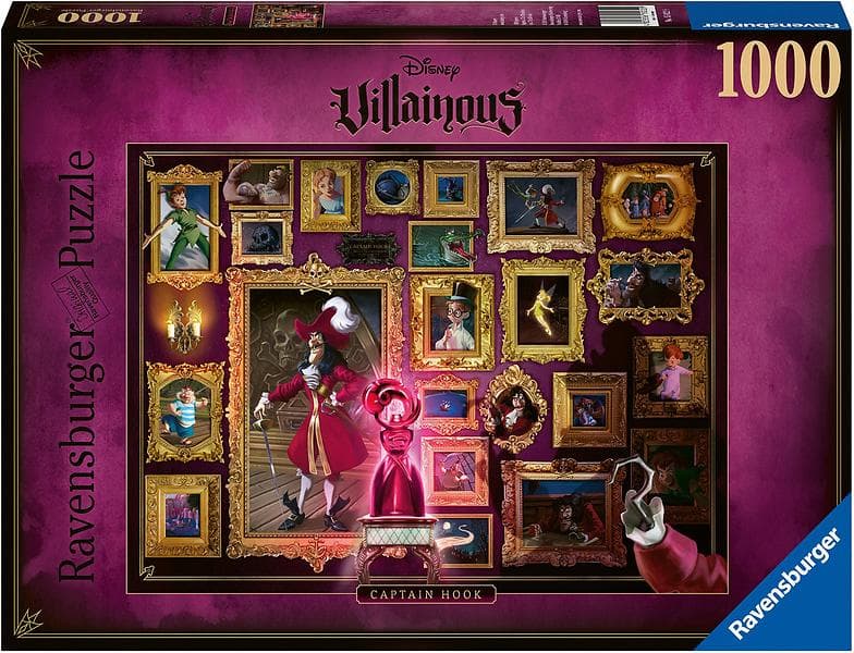 Ravensburger Disney Villainous Puzzle Captain Hook 1000 Bitar