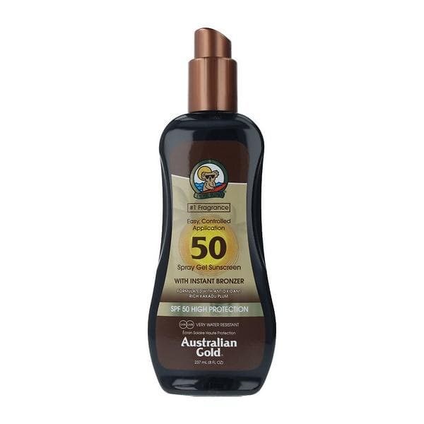 Australian Gold Spray Gel With Instant Bronzer SPF50 237ml