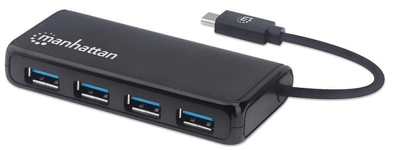 Manhattan 4-Port USB 3.2 Gen 1 External (164924)